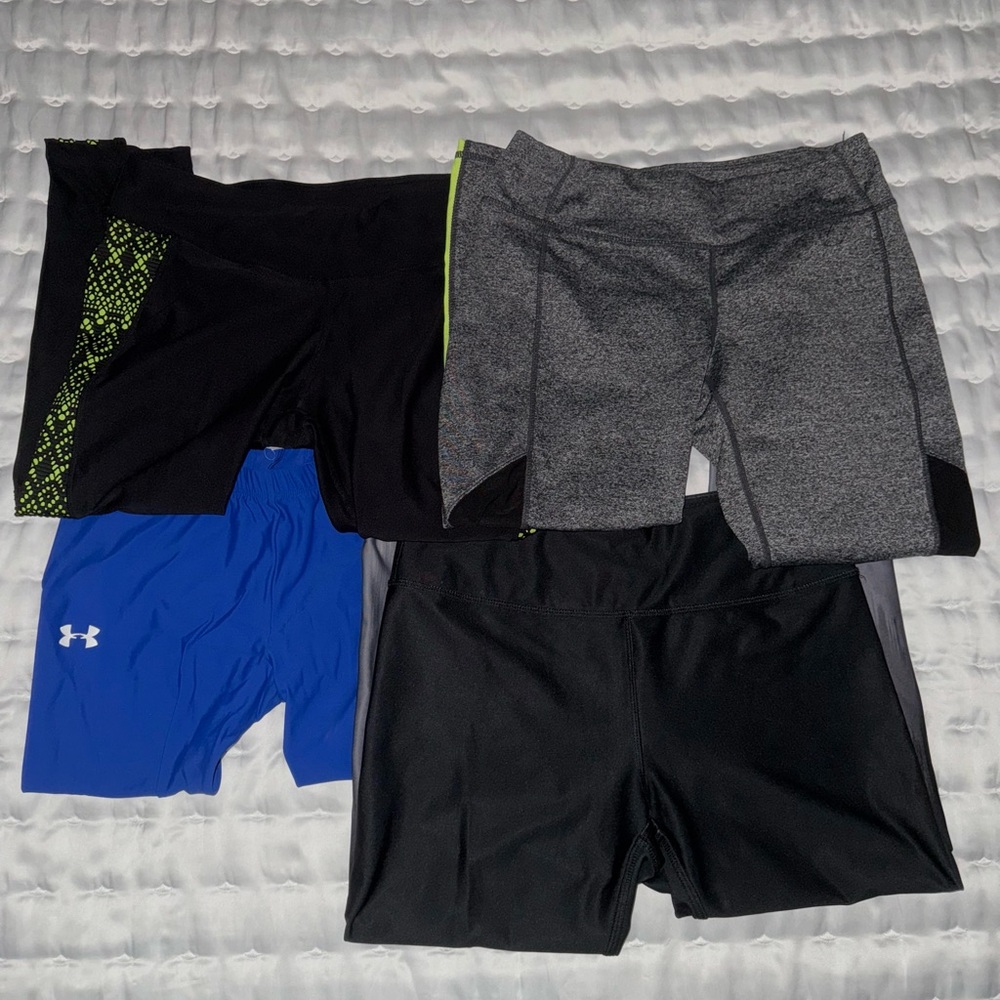 Set of 4 Athletic Capri Leggings